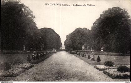 CPA Beaumesnil Eure L Avenue du Chateau