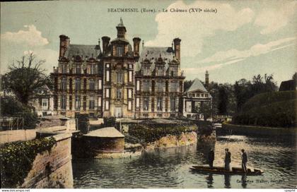 CPA Beaumesnil Le Château