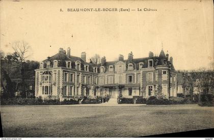 CPA Beaumont le Roger Le Chateau