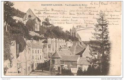 eure :  BEAUMONT LE ROGER  :  vue