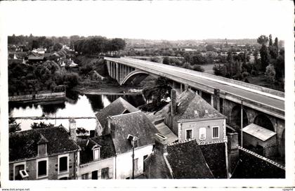 CPSM Beaumont sur Sarthe Le nouveau pont sur la Sarthe