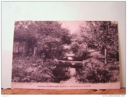 BEAUNE-LA-ROLANDE (LOIRET)  LES BORDS DE LA ROLANDE.