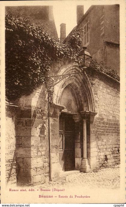 CPA Beaune Entree Du Presbytere
