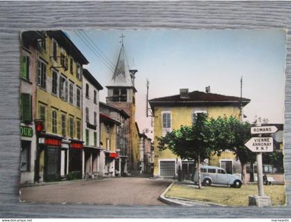 Cpa Beaurepaire (38) place Yves Pagneux