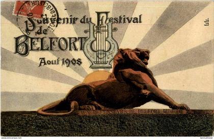 Belfort - Souvenir du Festival 1908