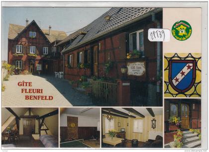 CPM GF  -25539 -67 -Benfeld - Multivues  Gïte fleuri-Envoi gratuit