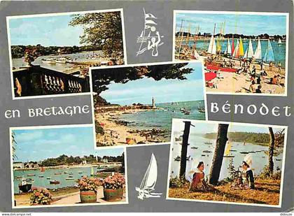 29 - Bénodet - Multivues - Plages - Voile - Folklore - Voir Scans Recto Verso