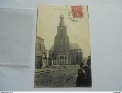 BERLAIMONT Eglise Animée Carte Postale Postcard AK CP PK