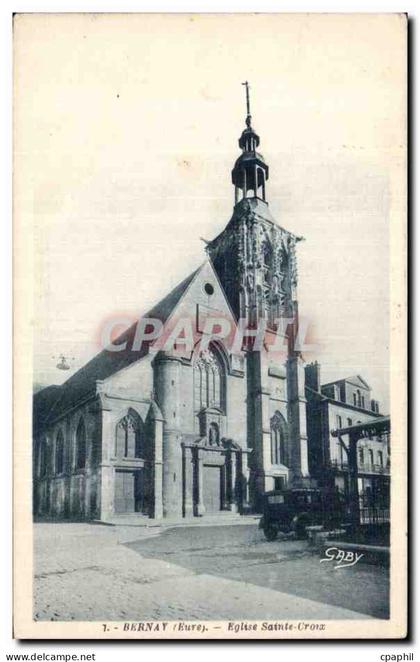 CPA Bernay Eglise Sainte Croix