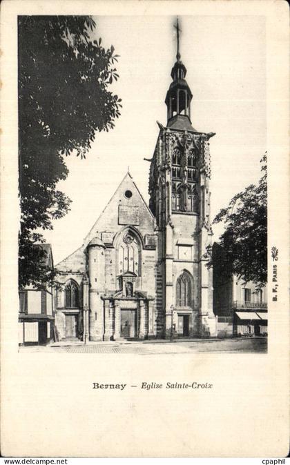 CPA Bernay Eglise Sainte Croix