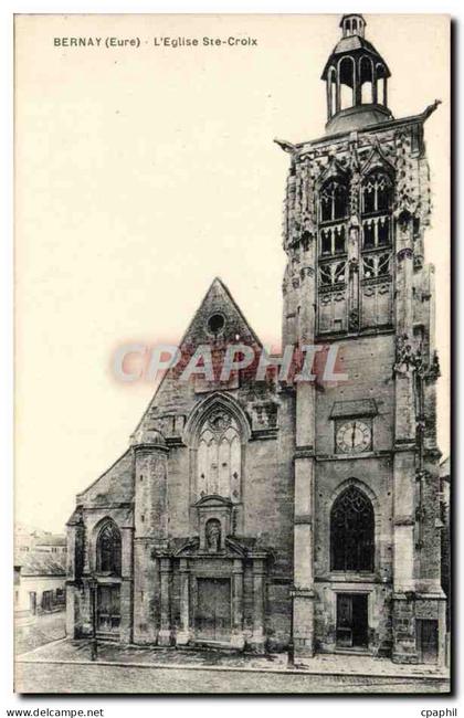 CPA Bernay L'Eglise Ste Croix