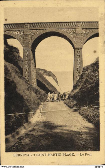 CPA Berneval et Saint Martin Plage Le Pont