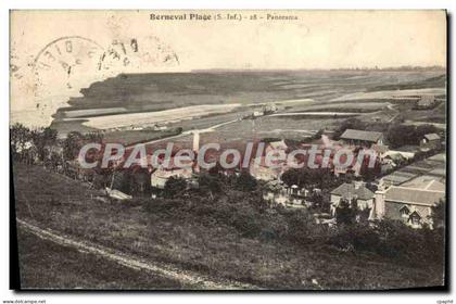 CPA Berneval plage S Inf panorama
