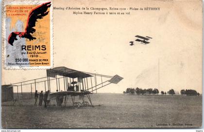 51 - BETHENY -- Meeting d'Aviation de la Champagne Reims 1910 - Plaine de Bétheny