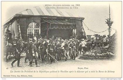 Marne  réf: 51-13 : Revue de Bétheny 1901