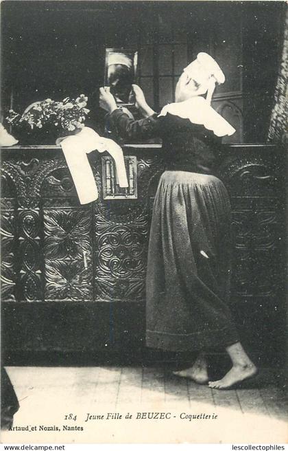 52905 - BEUZEC CAP SIZUN - JEUNE FILLE DE BEUZEC / COQUETTERIE