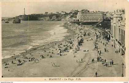 CPA Biarritz La Plage