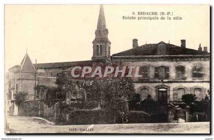 Bidache CPA Entree principale de la ville