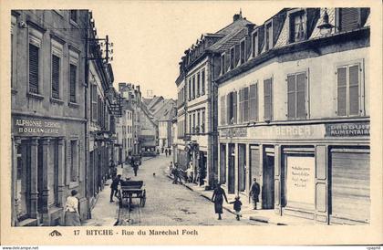 CPA Bitche Rue Du Marechal Foch