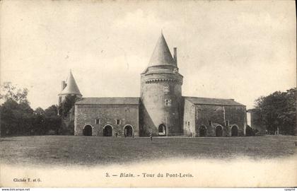 CPA Blain Tour du Pont Levis