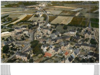 BLAINVILLE SUR MER VUE GENERALE DU BOURG