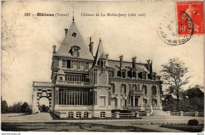 CPA Bleneau Chateau de la Mothe Jarry (1478817)