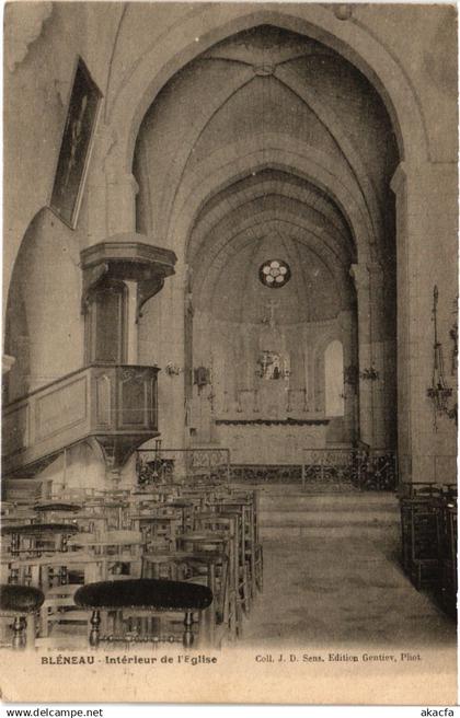 CPA BLENEAU - Int. de l'Église (357536)