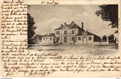 CPA Bleneau la Mairie et groupe scolaire (1478290)