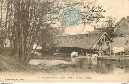 BLÉVY bords de la Blaise (lavandières)