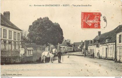 BLÉVY vue prise Grande Rue