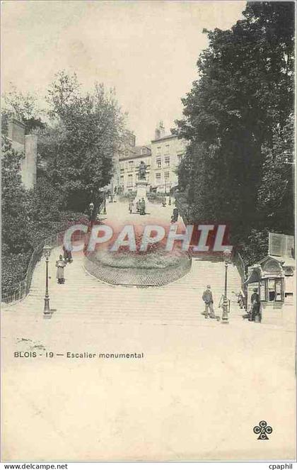 CPA Blois Escalier monumental