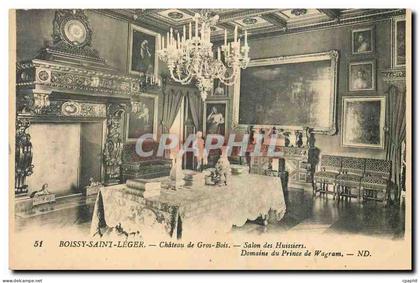 CPA Boissy saint Leger Chateau de Gros Bois Salon des Huissiers Domaine du Prince de Wagram