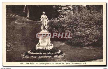 Bolbec - Jardin Public - CPA