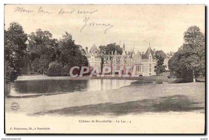 Bonnetable - Le Chateau - Le Lac - CPA