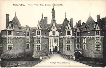 CPA Bonnetable Facade principale du chateau