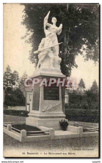 CPA Bonneval le Monument aux Morts Militaria
