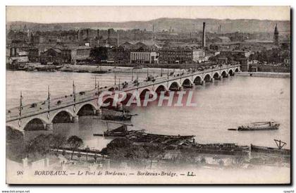 CPA Bordeaux Le pont de Bordeaux