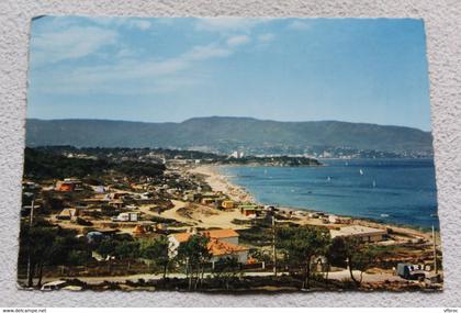 Cpm 1969, Bormes les Mimosas, vue d'ensemble des campings de la Favière, Var 83