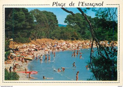 CPM Plage de L'Estagnol Cote Varoise Bormes Les Mimosas