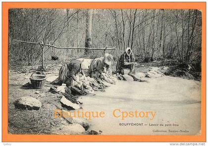 95 - BOUFFEMONT - Lavoir du Petit Trou - Beau Plan de Laveuses