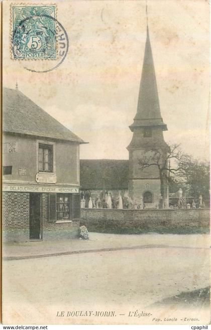 CPA Le Boulay Morin L'Eglise