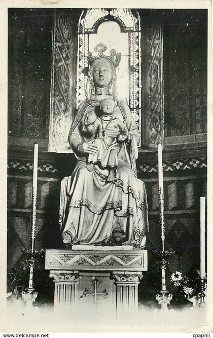 CPM Bourbon l'Archambault Statue de ND de Bourbon