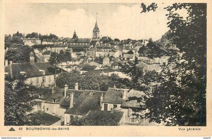 CPA Bourbonne Les Bains Vue generale