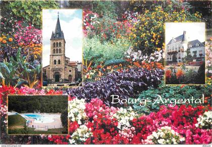 Carte Postale - 42 - Bourg Argental - Multivues - Fleurs - CPM - Voir Scans Recto-Verso - Poscard - Carta Postal -  Post