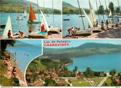 Carte Postale - 38 - Paladru Charavines - Le Lac de Paladru Charavines - Multivues - Femme en maillot de bain - CPM - Ca