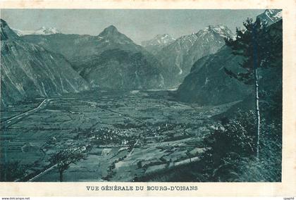 CPA Vue Generale du Bourg d'Oisans
