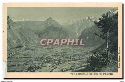 CPA Vue generale du bourg d'oisans