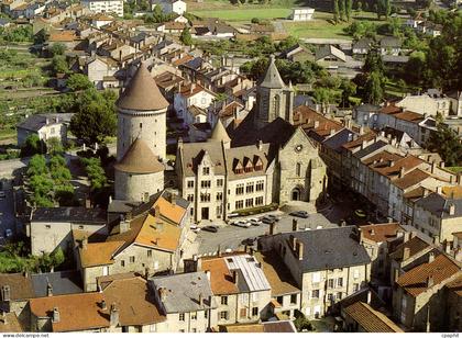 CPSM BOURGANEUF église Saint-Jean tour Zizim