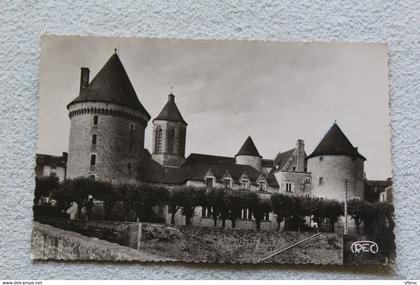 Cpsm, Bourganeuf, l'église et les tours, Creuse 23