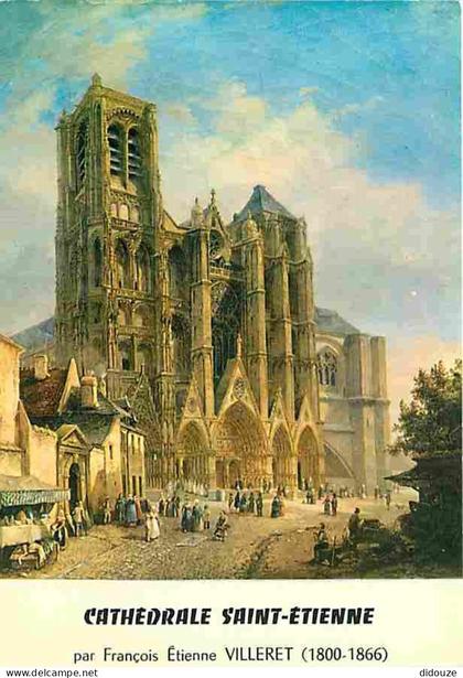 Carte Postale - 18 - Bourges - La Cathédrale Saint Etienne - Art - Peinture de François Etienne Villeret - Carte Neuve -